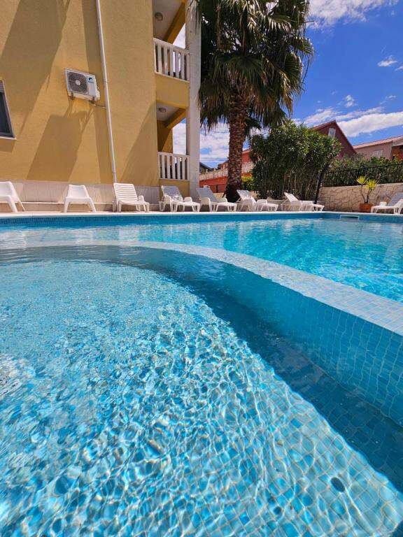 Villa Iva-Dom outdoor swimming pool in Kaštel Novi